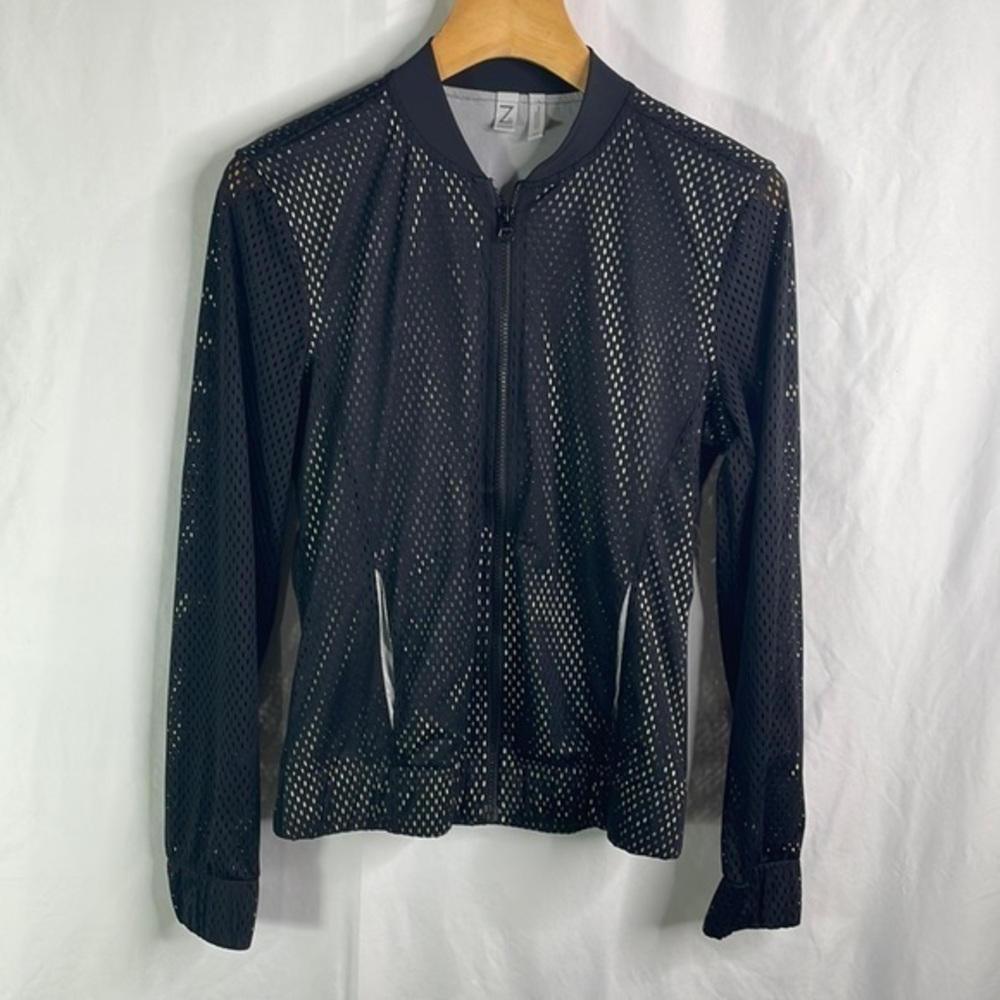Z by Zella mesh bomber jacket